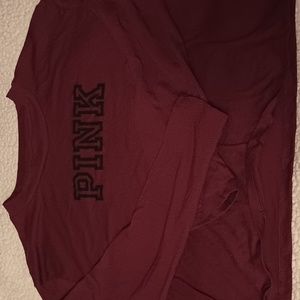 Victoria secret pink half shirt size Lg